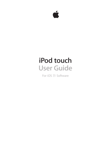 Apple iPod touch 16GB User guide | Manualzz