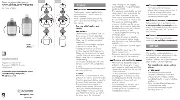 Avent SCF553/22 Руководство пользователя User manual | Manualzz Avent SCF553/22 Руководство пользователя User manual | Manualzz