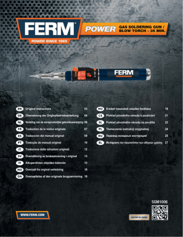 Ferm SGM1006 Manual | Manualzz