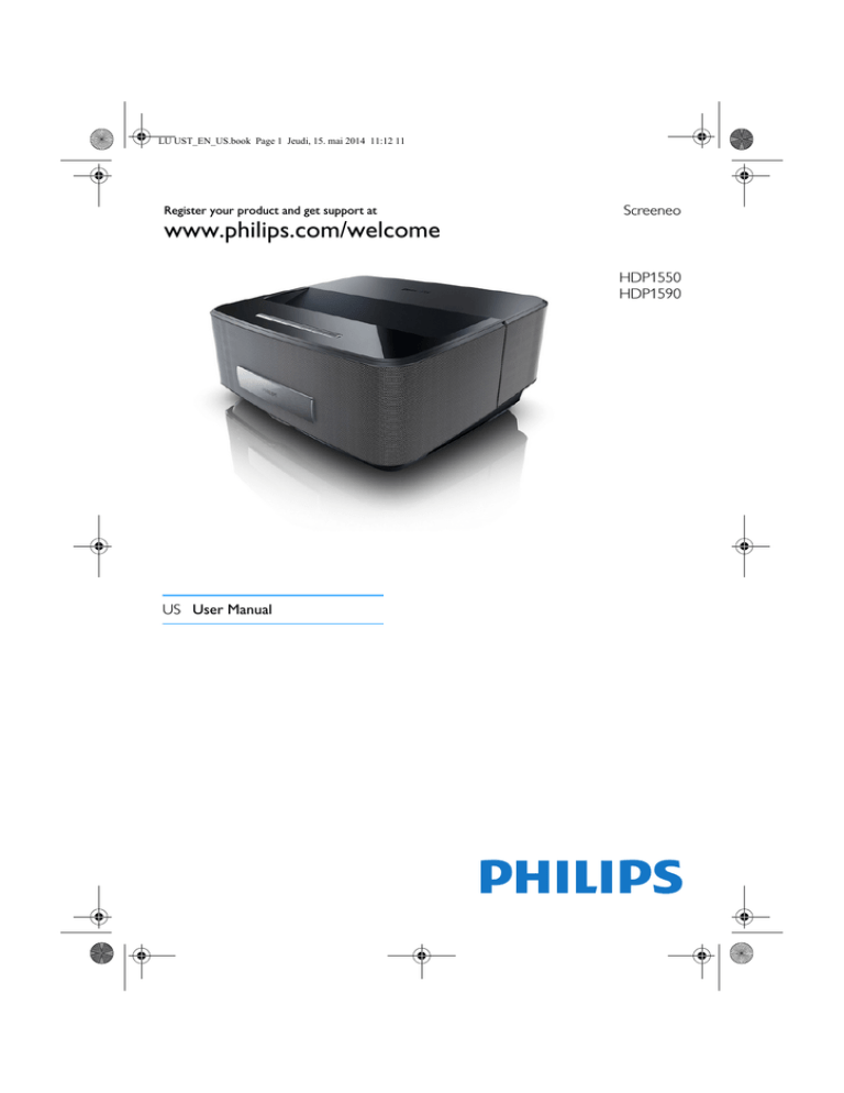 Philips HDP1550, HDP1590 User manual Philips HDP1550, HDP1590 User manual
