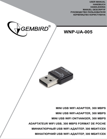 Gembird WNP-UA-005 User manual | Manualzz