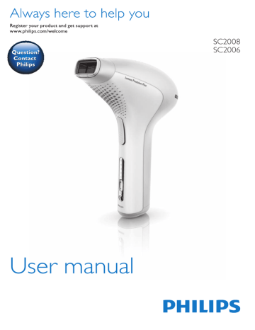 Philips SC2006, SC2008, SC2006/11 User manual Philips SC2006, SC2008, SC2006/11 User manual