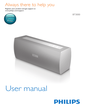 Philips BT3000W, BT3000B User manual Philips BT3000W, BT3000B User manual