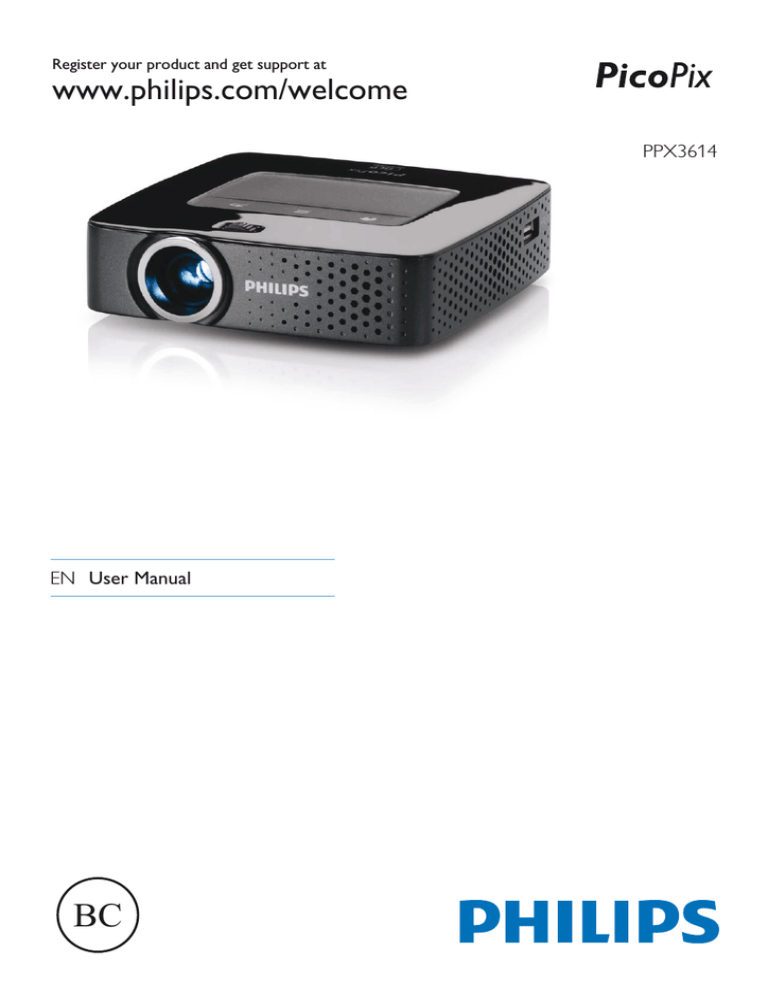 Philips PPX3614/SGP, PPX3614/F7, PPX3614/EU, PPX3614TV User manual Philips PPX3614/SGP, PPX3614/F7, PPX3614/EU, PPX3614TV User manual