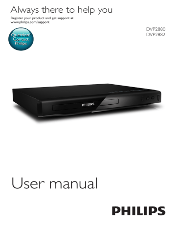 Philips DVP2882 User manual Philips DVP2882 User manual