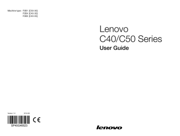 Lenovo IdeaCentre C50-30 User guide | Manualzz Lenovo IdeaCentre C50-30 User guide | Manualzz