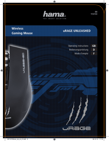 Hama 00113733 User manual Hama 00113733 User manual