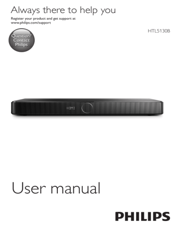 Philips HTL5130B User manual | Manualzz Philips HTL5130B User manual | Manualzz