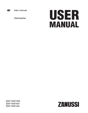 Zanussi ZDF14001KA dishwasher User manual | Manualzz