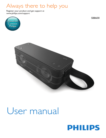 Philips SB8600 User manual Philips SB8600 User manual