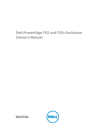 DELL PowerEdge FX2 Owner's manual | Manualzz DELL PowerEdge FX2 Owner's manual | Manualzz