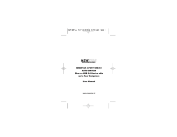 Newstar NSUSB421A User manual Newstar NSUSB421A User manual