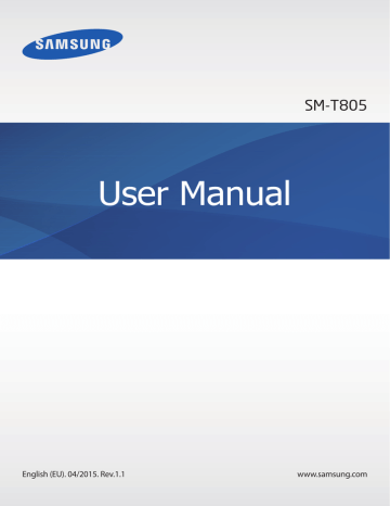 Samsung SM-T805 User manual User manual | Manualzz