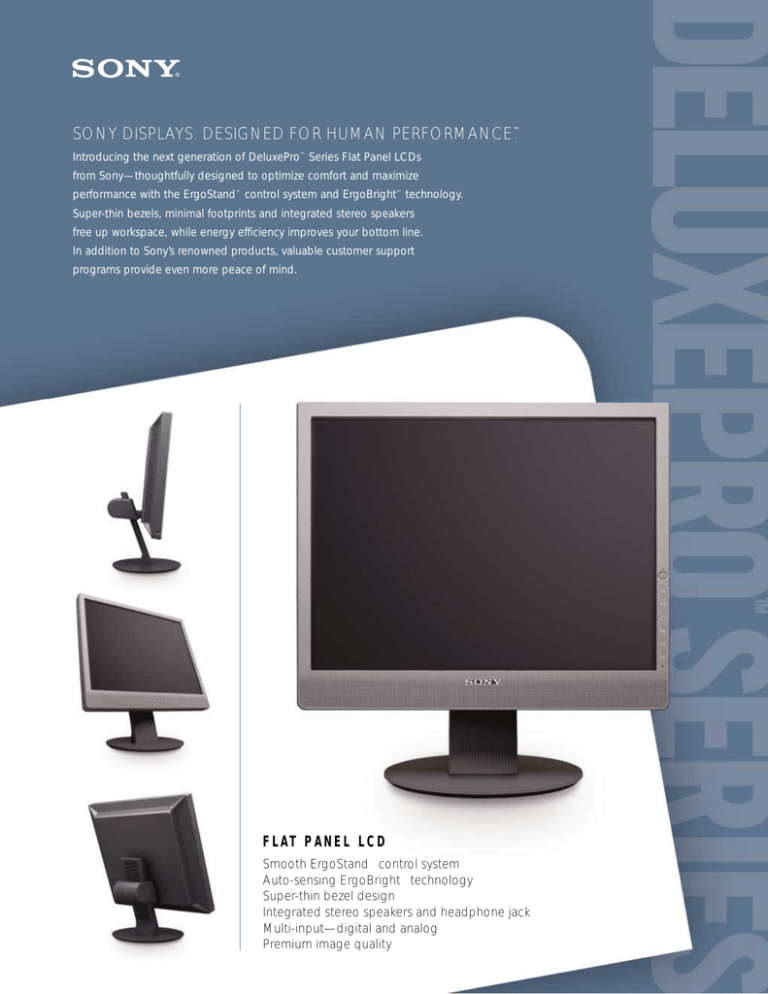 Sony SDM-X53B, SDM-X73, SDM-X93, SDM-X93B Datasheet Sony SDM-X53B, SDM-X73, SDM-X93, SDM-X93B Datasheet