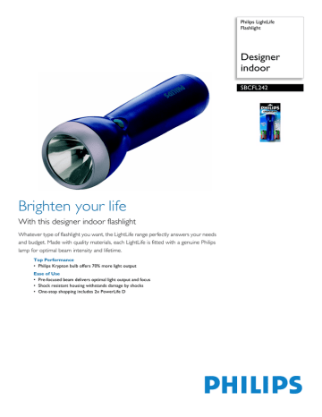 Philips SBCFL242 Datasheet Philips SBCFL242 Datasheet