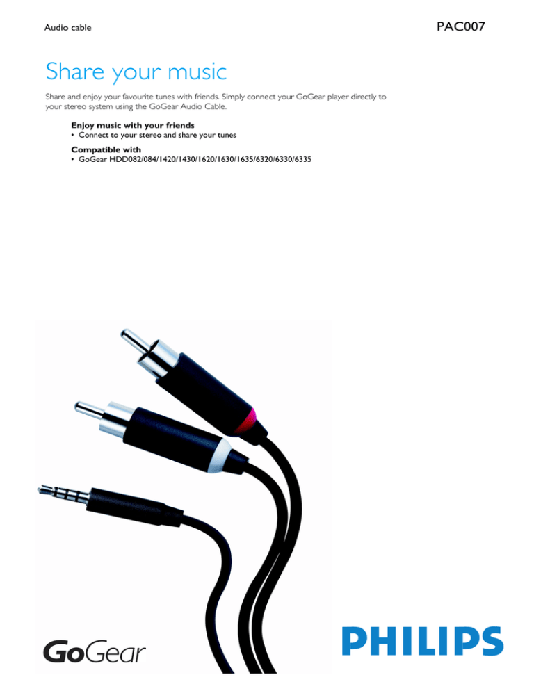 Philips PAC007 Datasheet Philips PAC007 Datasheet