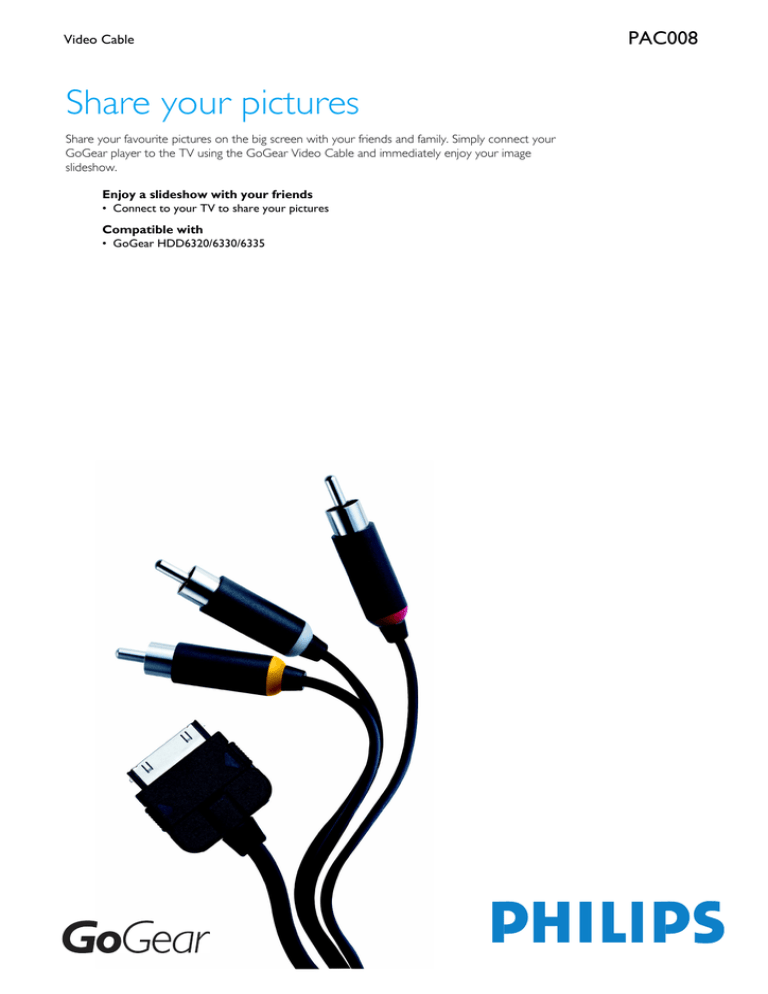 Philips PAC008 Datasheet Philips PAC008 Datasheet