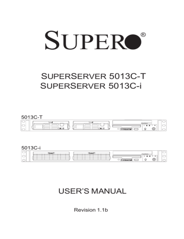 Supermicro SuperServer 5013C-T Barebone System Datasheet | Manualzz Supermicro SuperServer 5013C-T Barebone System Datasheet | Manualzz