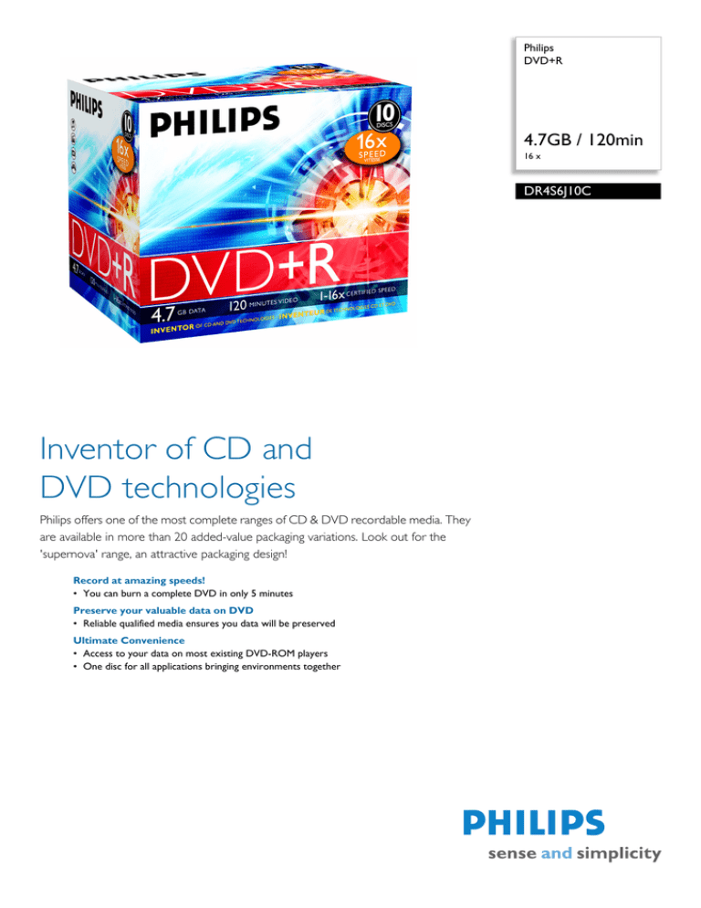 Philips 908210004582 Datasheet Philips 908210004582 Datasheet