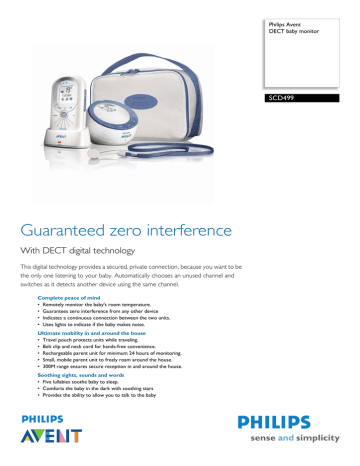 Philips DECT baby monitor Datasheet | Manualzz Philips DECT baby monitor Datasheet | Manualzz