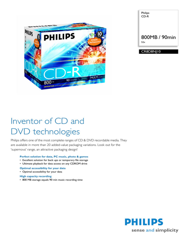 Philips 908210004638 Datasheet Philips 908210004638 Datasheet