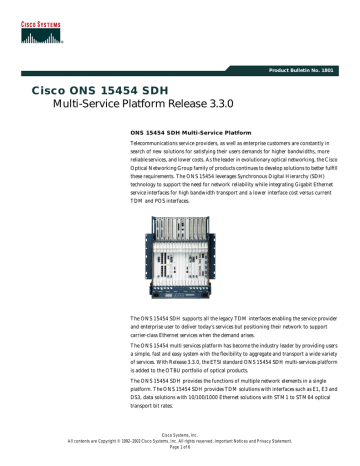 Cisco 15454E-FTA-48V= hardware cooling accessory Datasheet | Manualzz Cisco 15454E-FTA-48V= hardware cooling accessory Datasheet | Manualzz