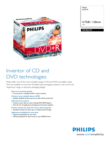 Philips 908210005808 Datasheet Philips 908210005808 Datasheet
