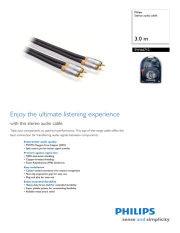 Philips SWA6713/10 User manual Philips SWA6713/10 User manual
