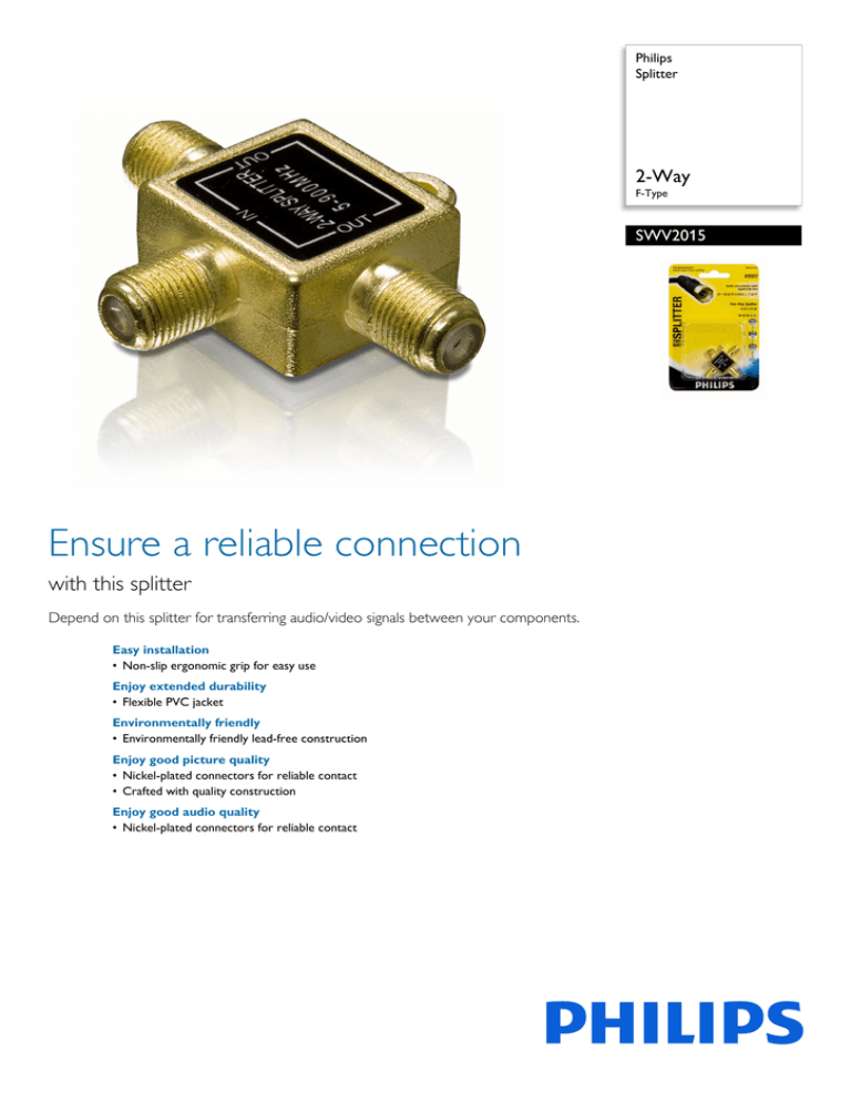 Philips SWV2015/93 Datasheet Philips SWV2015/93 Datasheet