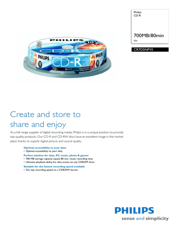 Philips CR7D5NP10/17 Datasheet Philips CR7D5NP10/17 Datasheet