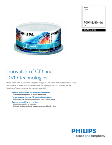 Philips CR7D5NP30/17 Datasheet Philips CR7D5NP30/17 Datasheet