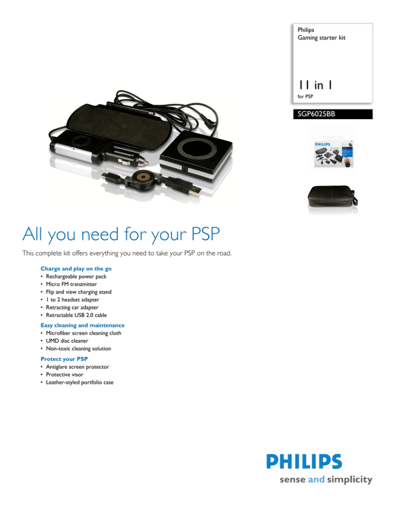 Philips SGP6025BB/27 Datasheet Philips SGP6025BB/27 Datasheet