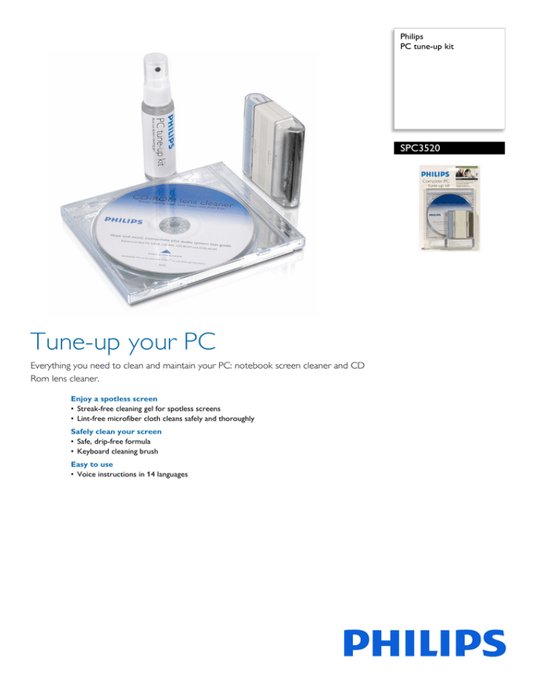 Philips SPC3520/10 Datasheet Philips SPC3520/10 Datasheet