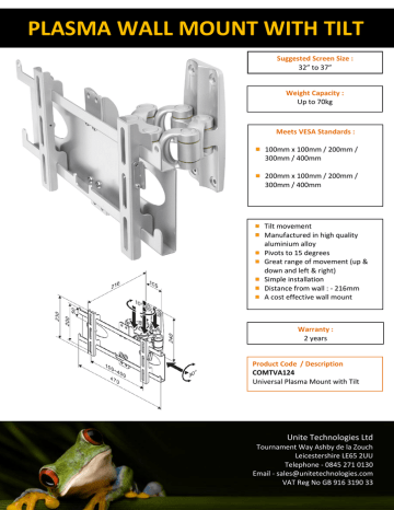 Comrac COMTVA124 Datasheet Comrac COMTVA124 Datasheet