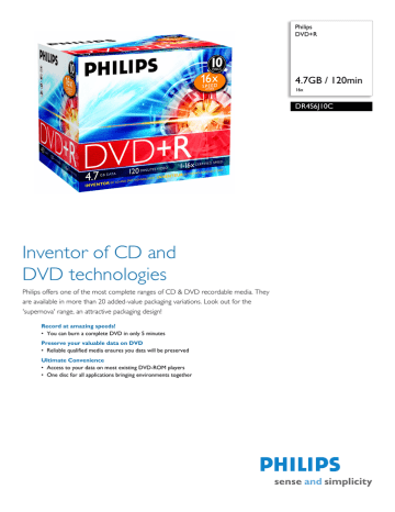 Philips DR4S6J10P Datasheet Philips DR4S6J10P Datasheet