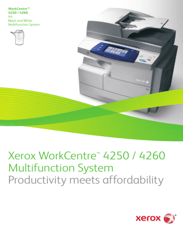 Xerox Workcentre 4260V/SL Datasheet | Manualzz