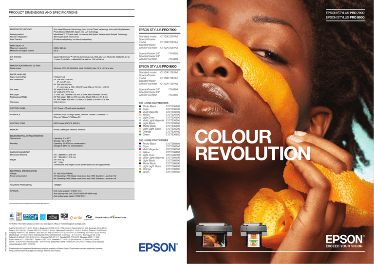 Epson C11CA11001A1, C11CA11001A2, C11CA12001A1, C11CA12001A0, C11CA12001A2, C11CA11001A0 Datasheet Epson C11CA11001A1, C11CA11001A2, C11CA12001A1, C11CA12001A0, C11CA12001A2, C11CA11001A0 Datasheet
