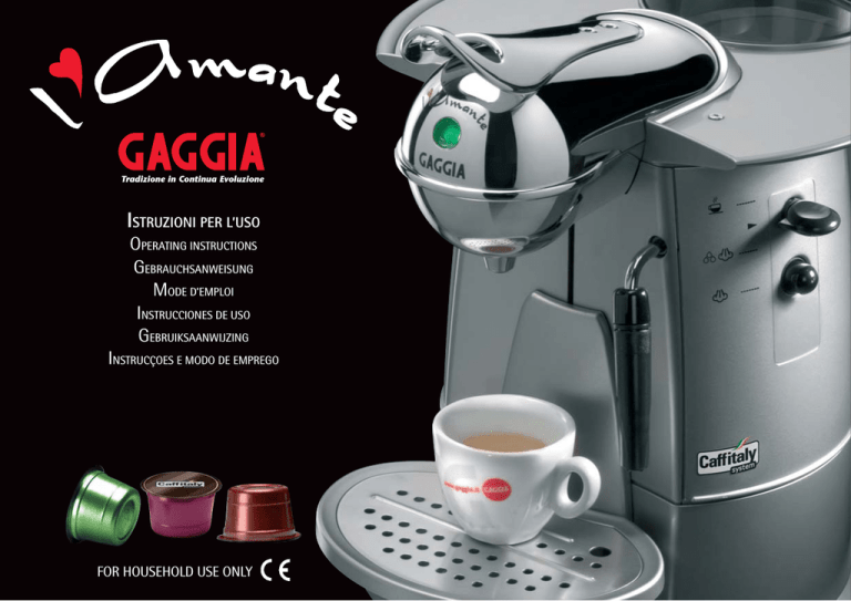 Gaggia LAM Datasheet Gaggia LAM Datasheet