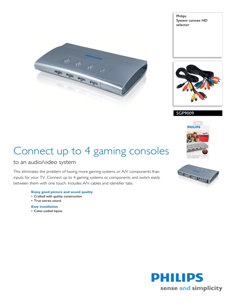 Philips SGP9009/27 Datasheet Philips SGP9009/27 Datasheet