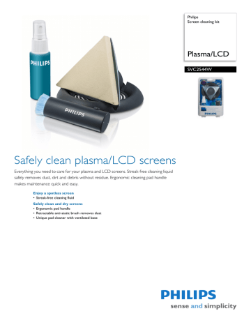 Philips SVC2544W/10 User manual Philips SVC2544W/10 User manual