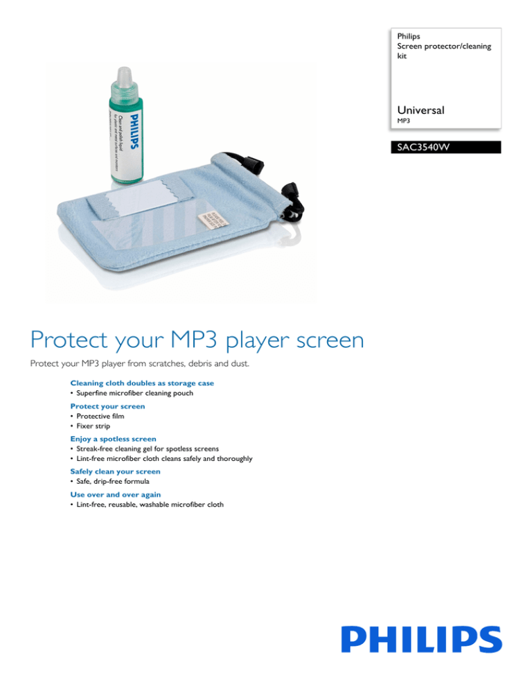 Philips SAC3540W/97 Datasheet Philips SAC3540W/97 Datasheet