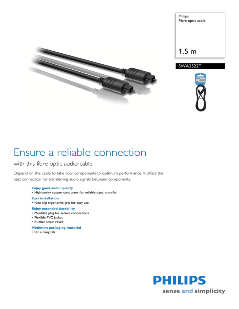 Philips SWA2522T/10 Datasheet Philips SWA2522T/10 Datasheet