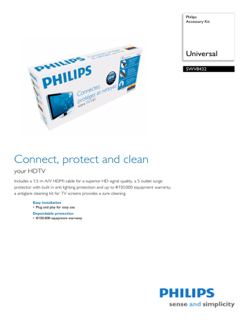 Philips SWV8432/19 Datasheet Philips SWV8432/19 Datasheet