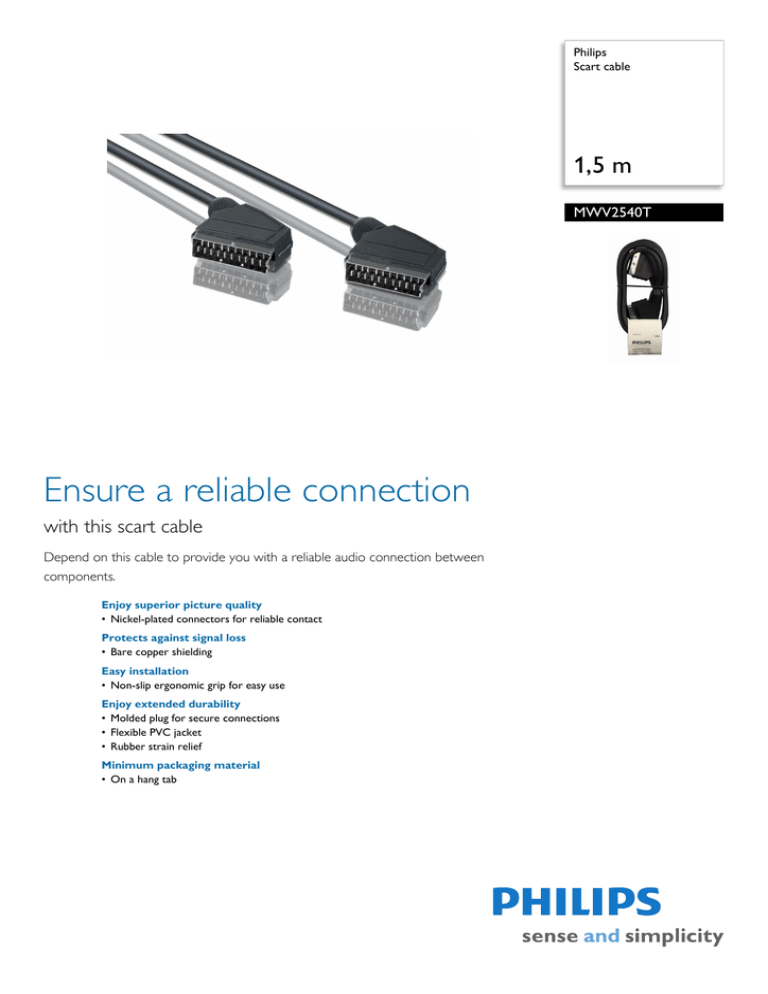 Philips MWV2540T/10 Datasheet Philips MWV2540T/10 Datasheet