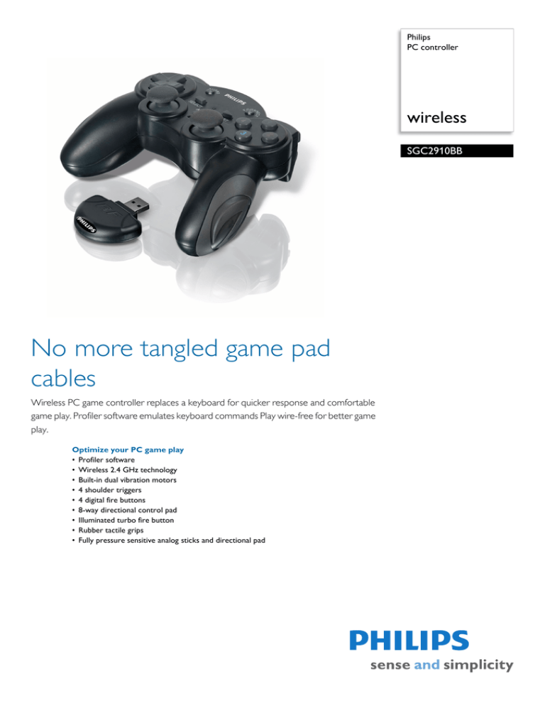 Philips SGC2910BB/27 Datasheet Philips SGC2910BB/27 Datasheet