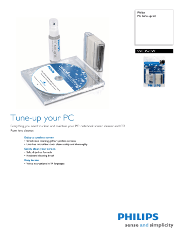Philips SVC3520W/27 User manual Philips SVC3520W/27 User manual
