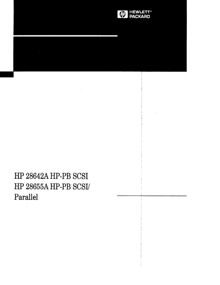 HP 28655A, 28655AB Datasheet HP 28655A, 28655AB Datasheet