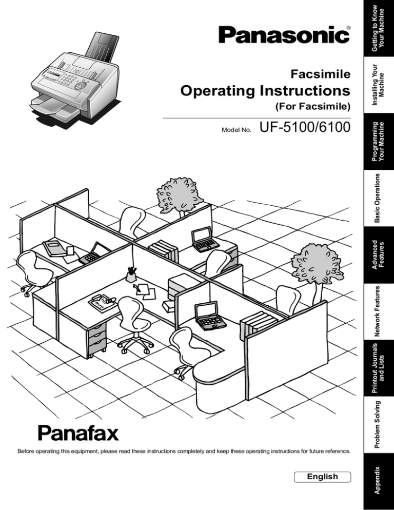 Panasonic 18770, UF6100, UF5100 Datasheet Panasonic 18770, UF6100, UF5100 Datasheet