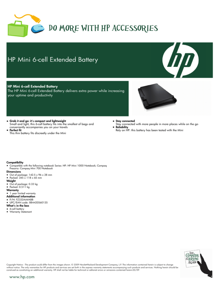 HP FZ332AA, FZ332AA#ABB Datasheet HP FZ332AA, FZ332AA#ABB Datasheet