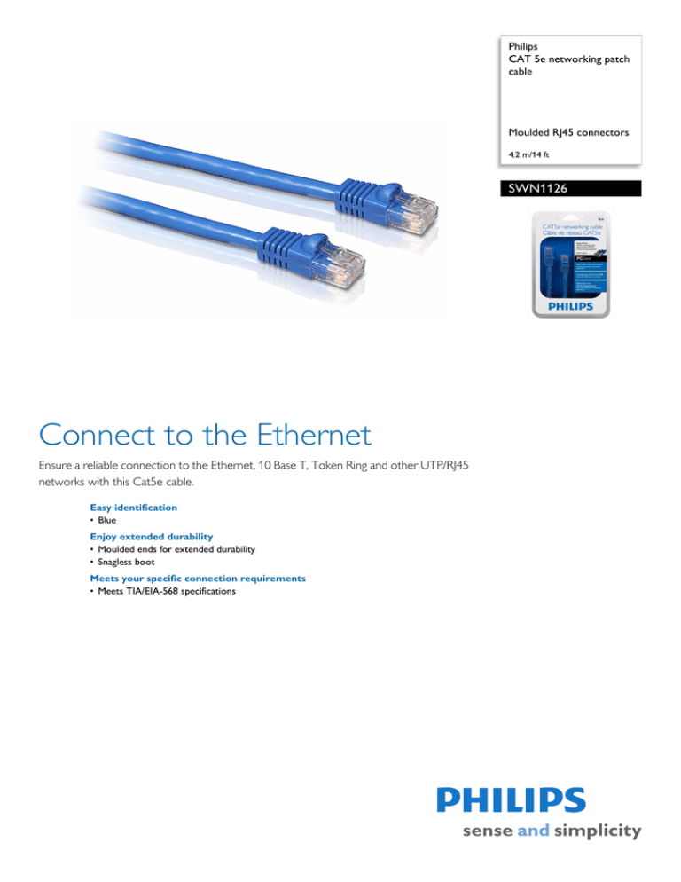 Philips SWN1126/10 Datasheet Philips SWN1126/10 Datasheet